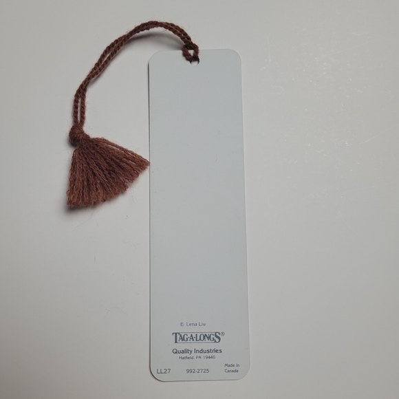 Vintage Lena Liu Mallard Ducks Tassel Bookmark 80s/90s Tag-A-Longs LL27 992-2725 - Picture 6 of 6